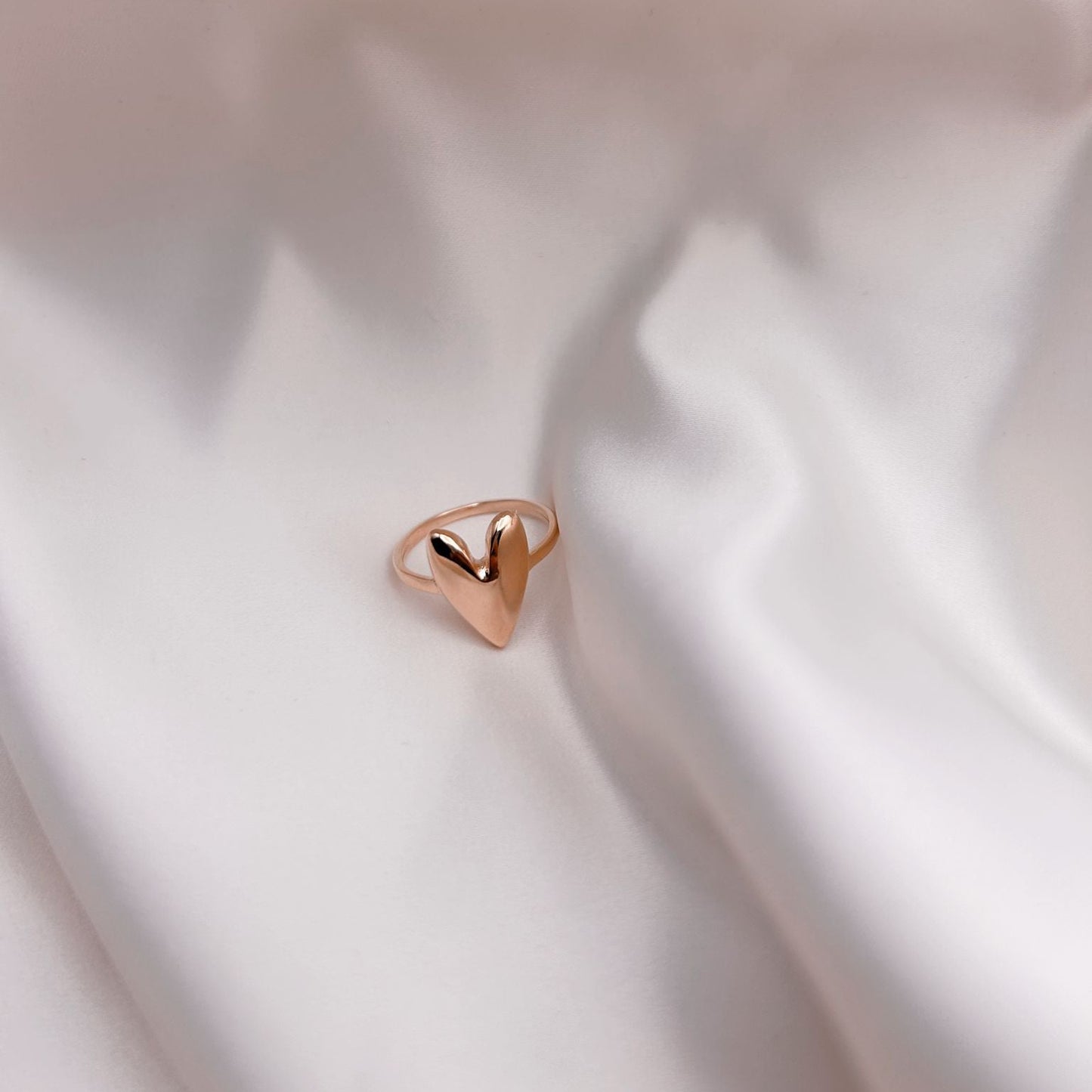 Gold Ring Heart