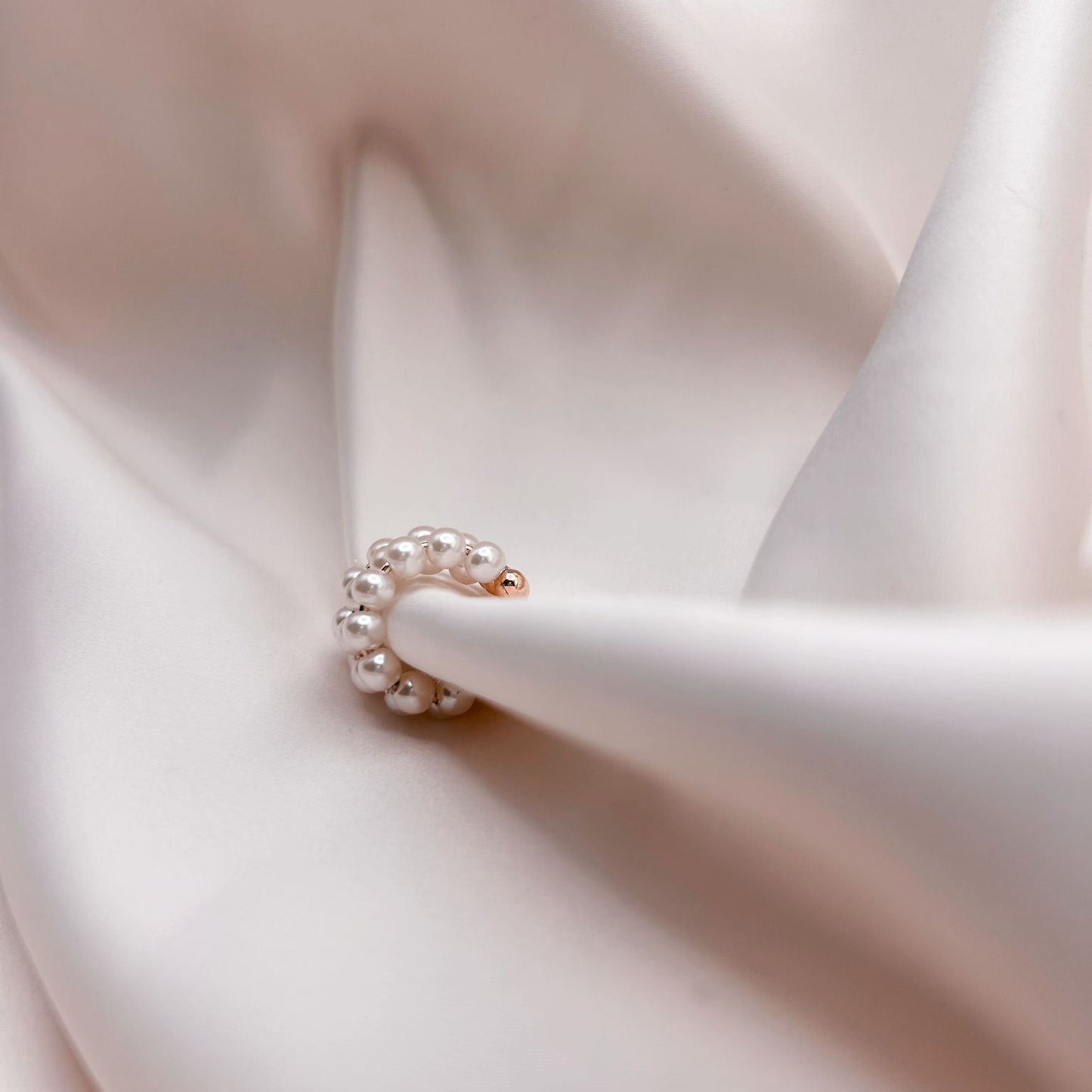 Ear Cuff 3 Band Pearls