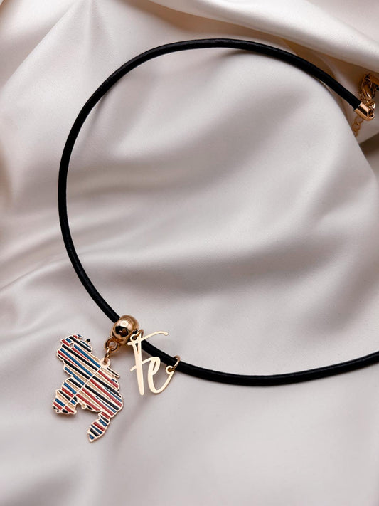 Venezuela Choker Necklace - CruzDiez/Faith
